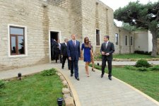 Azerbaijani president and his spouse visit Gala State History-Ethnography Preserve (PHOTO)